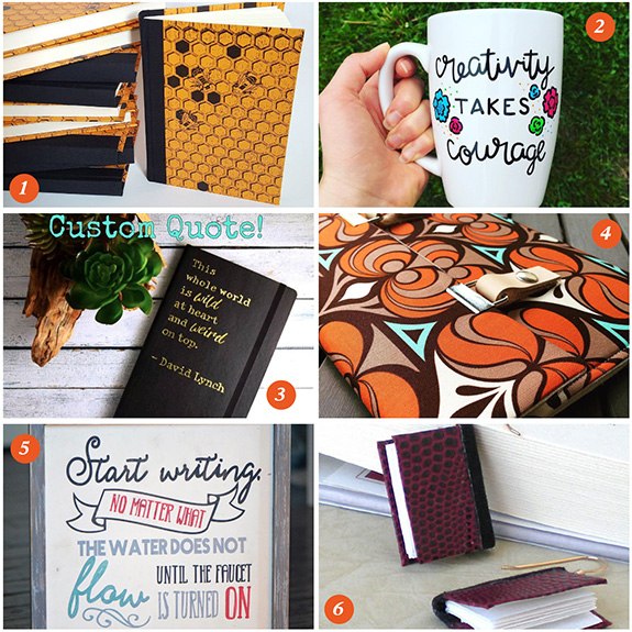 Holiday Handmade Gift Guides: Gifts for Writers - Nicolette Tallmadge
